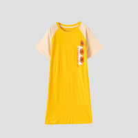 顶瓜瓜顶瓜瓜中长款女士睡裙夏款顶呱呱甜美多巴胺女士吊带睡裙 若芽绿  100%聚酯纤维 165