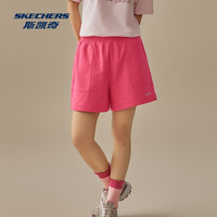 斯凯奇男女夏季休闲运动短裤外穿跑步宽松百搭舒适针织裤 女款-中花灰/004F【低调耐看】 XL