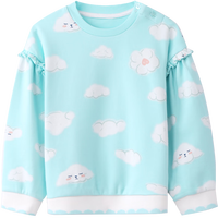 安奈儿（Annil）童装女童圆领长袖卫衣秋季