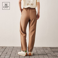 Marc O'Polo/MOP春夏直筒薄款简约透气长款休闲裤女 藏青色898 34 160 34/160