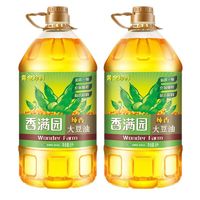 百亿补贴：香满园 黄金珍鲜纯香大豆油 5L*2桶 家庭装