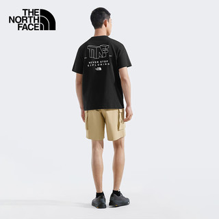 THE NORTH FACE 北面 户外休闲舒适透气圆领半袖春夏棉T恤 8EYA JK3 2XL