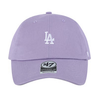 47brand美版mlb帽子棒球帽鸭舌帽遮阳防晒软顶NY/LA刺绣 47brand 紫色(小标LA刺绣)