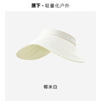 蕉下 Beneunder防晒帽灯罩帽女环绕一体全脸大檐全遮光遮阳帽蛋卷空顶帽子
