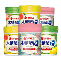 好丽友木糖醇3+无糖口香糖清新水果味花香口气大瓶装