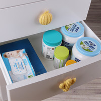 绣川加厚卧室抽屉式收纳柜塑料儿童储物宝宝衣柜多层整理箱床头柜 彩虹色