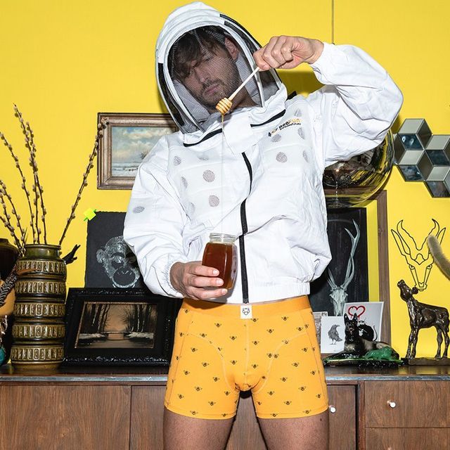 A-dam Underwear Adam爱达姆一件装男士内裤冰丝中腰棉质舒适平角短裤