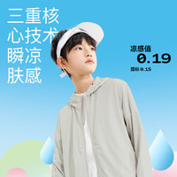 小猪班纳儿童防晒衣2025夏季女童UPF200+外套夏款男童凉感连帽上衣潮 【男女同款】蓝/纯色 140 （体重56-68）