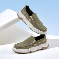 CAMEL骆驼男鞋2024秋季轻盈软弹透气发泡底乐福鞋舒适休闲鞋懒人鞋 G14S391175 黑色 40