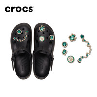 crocs/卡骆驰 经典 女士洞洞鞋 黑色套装-001 39