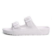 时尚沙滩EVA拖鞋女休闲平底防滑外穿简约凉拖鞋男女同款拖鞋 红色 44