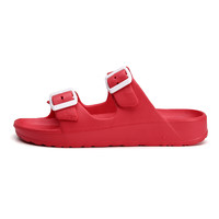 时尚沙滩EVA拖鞋女休闲平底防滑外穿简约凉拖鞋男女同款拖鞋 天蓝色 40