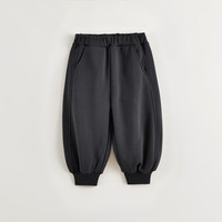 马克珍妮男女童甜美蝴蝶结灯笼裤宝宝运动裤2025年春装250275 米色-250275