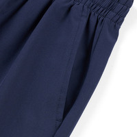 鸿星尔克（ERKE）儿童男童运动短裤运动休闲短裤百搭薄款短裤 蓝黑色 100