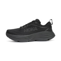 HOKA ONE ONE 邦代系列 Bondi 8 宽版 男子跑鞋 1127953-BBLC 黑色/黑色 46.5