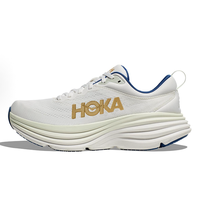 HOKA ONE ONE 邦代系列 Bondi 8 男子跑鞋 1123202-FTG 霜白色/金色 42
