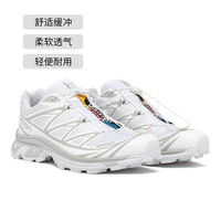 Salomon/萨洛蒙XT-6户外运动鞋低帮系带休闲越野跑步鞋 白色 9