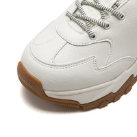 美职棒（MLB）官方 老爹鞋女24新款复古老爹鞋休闲鞋运动舒适鞋子3ASHBNA3N 纽约洋基队/米白色/拍大一码 40.5 255