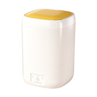 立始小型便捷式婴儿内衣内裤宿舍自动洗脱一体 浅黄色