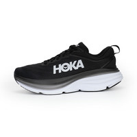 HOKA ONE ONE 邦代系列 Bondi 8 宽版 男子跑鞋 1127953-BWHT 黑色/白色 42.5