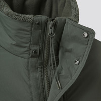 萨洛蒙（Salomon）男款 户外运动潮流休闲柔软保暖抓绒外套 FLEECE BOMBER JACKET 卡其色 C25776 2XL