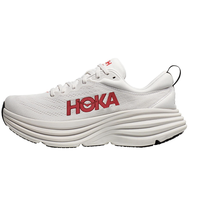 HOKA ONE ONE 邦代系列 Bondi 8 男子跑鞋 1123202-WVR 白色/绯红色 41
