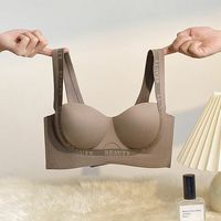 Glambody MAGIC NATURAL LINE聚拢内衣女小胸显大上托收副乳防下垂调整型无钢圈文胸682326 大红色单件 75B 38/85A