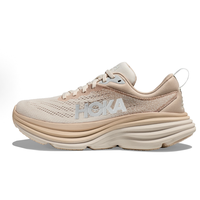 HOKA ONE ONE 邦代系列 Bondi 8 女子跑鞋 1127952-SSEG 流沙色/蛋酒色 37