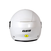 GSBGSB头盔摩托车头盔机车双镜片冬季3C认证G263半盔 珍珠白 XL