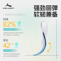 沃兰迪火箭气垫碳板竞速跑鞋比赛训练跑步体考体测体育生中田径鞋 稚豹 37