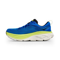 HOKA ONE ONE 邦代系列 Bondi 8 宽版 男子跑鞋 1127953-ELT 钴蓝色/淡绿色 46