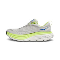 HOKA ONE ONE 邦代系列 Bondi 8 宽版 男子跑鞋 1127953-STTC 星尘灰/淡绿 48