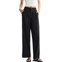 森马 Semir休闲裤女松紧腰阔腿裤慵懒夏季质感垂感长裤纯色109324127006