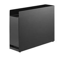 Yamazaki 山崎实业 山崎可隐藏调味料架黑约W12.5×D50~93×H36.7cm抽出