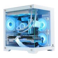 铭瑄i5 12400F/12600KF/14600KF/ARC B580主机纯白电脑组装机