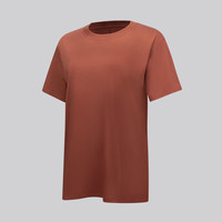 露露乐蒙lululemon丨All Yours 女士 T 恤 *棉 透气 LW3FU1S 短袖 古铜棕 M /8