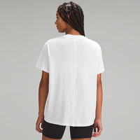 露露乐蒙lululemon丨All Yours 女士 T 恤 *棉 透气 LW3FU1S 短袖 白色 2XL /14