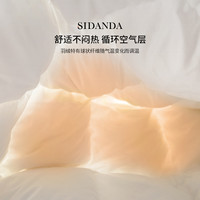 SIDANDA4A羽绒被95白鹅绒冬被加厚保暖春秋被子被芯120支全棉抗菌 25年升级款 4A级95白鹅绒 地暖被 150x200cm