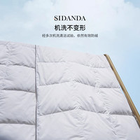 SIDANDA可水洗95白鹅绒夏被轻薄空调被春秋被子被芯羽绒被冬被 可水洗95鹅绒冬被 200X230cm