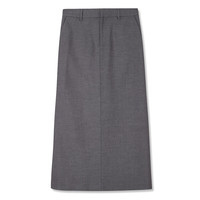 丽丽 LILY春女装含绵羊毛气质通勤显瘦高腰直筒铅笔裙半身裙女 509深灰 S