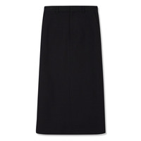 丽丽 LILY春女装含绵羊毛气质通勤显瘦高腰直筒铅笔裙半身裙女 510黑 M