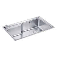科勒水槽厨房洗菜盆洗碗池304不锈钢加厚台上下大单槽31166/31165