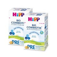 临期品：HiPP德国喜宝益生菌Pre段新生儿奶粉 600g2盒装