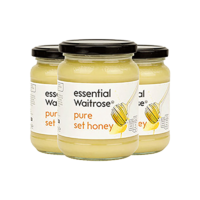 Waitrose英国进口蜂蜜纯正天然农家自产野生土蜂蜜百花结晶蜜原装