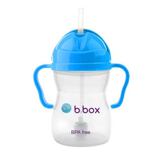 银联专享：B.box 婴幼儿重力球吸管杯 防漏 240ml 深蓝色 
