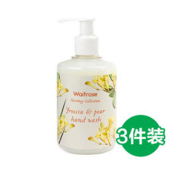 waitrose 小苍兰与梨子味洗手液 250ml *3瓶