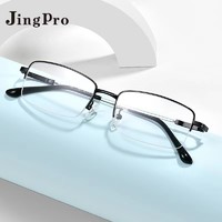 JingPro 镜邦 日本进口1.67超薄低反防蓝光非球面树脂镜片+超轻记忆钛架镜框多款(适合0-800度)