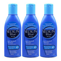 银联返现购：Selsun Blue 特效去屑止痒洗发水 蓝瓶紫盖 200ml *3件