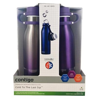 银联专享：contigo 康迪克 Thermalock 不锈钢保温杯 591ml*2只