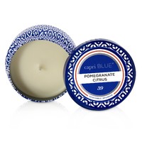 Capri Blue 蓝白花纹旅行铝罐装蜡烛 - 石榴柑橘 容量： 241g/8.5oz